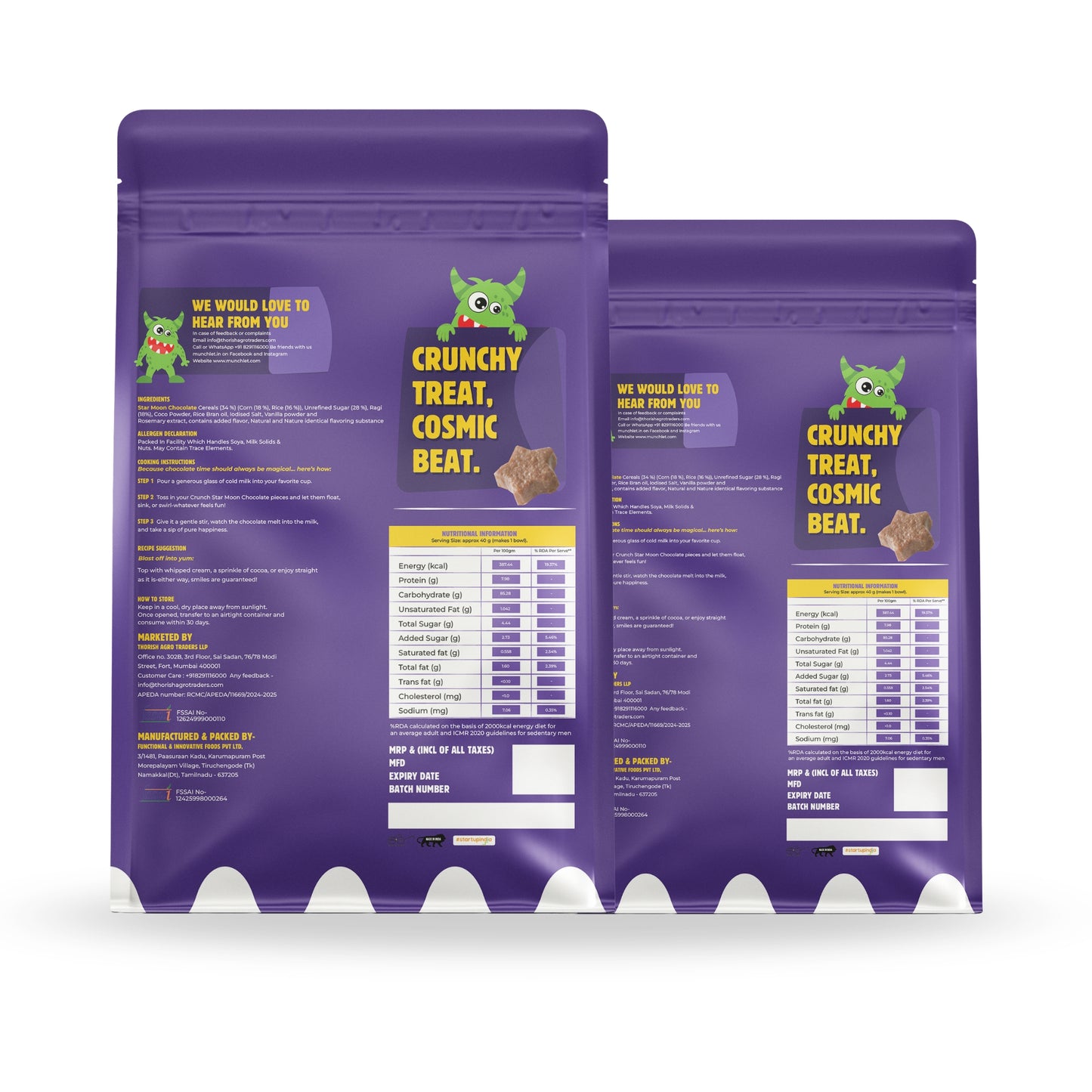 Star Moon Chocolate X2