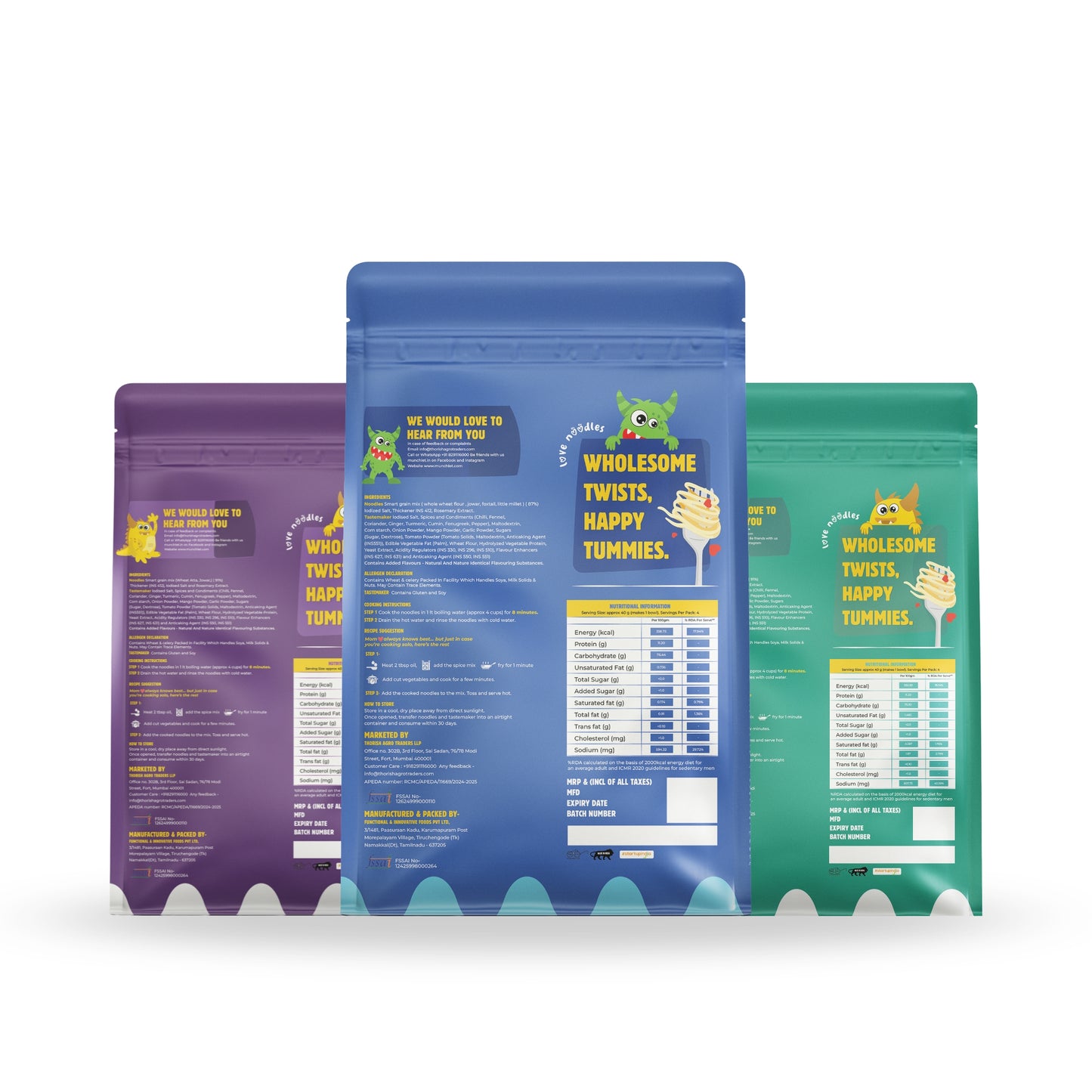 Noodles Trio (Jowar + Multi + Foxtail)