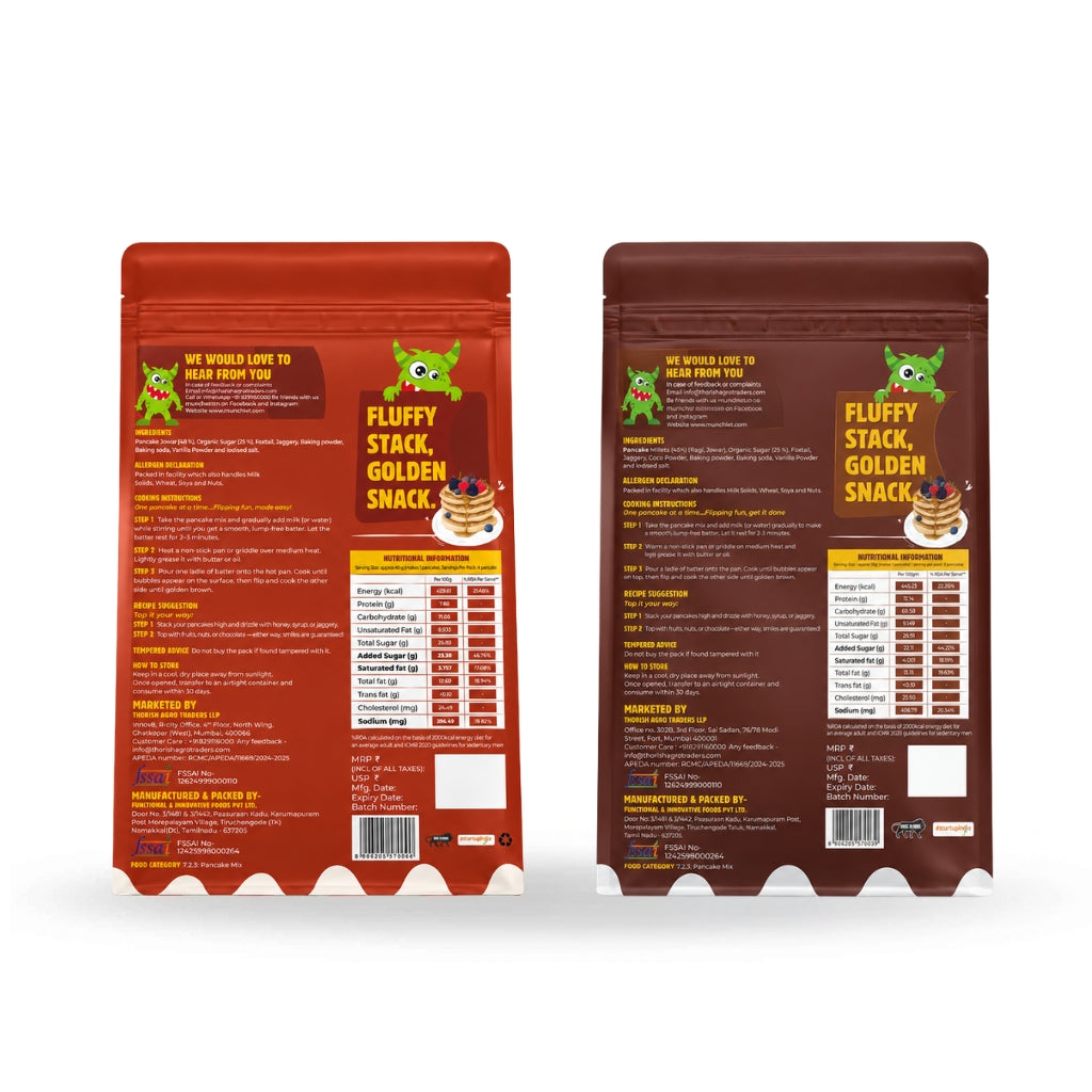 Pancake Twin (Choco + Vanilla)