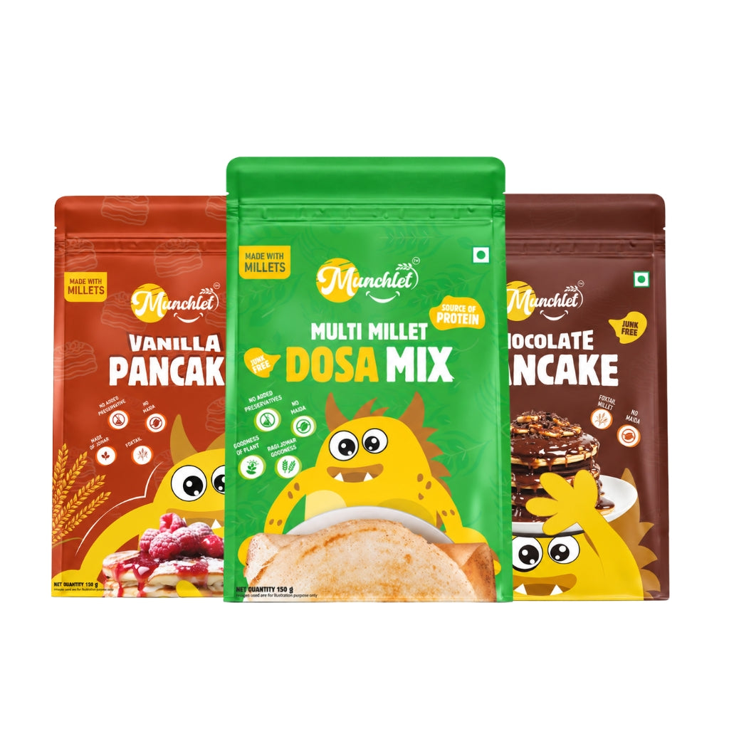 2 Pancakes + 1 Dosa