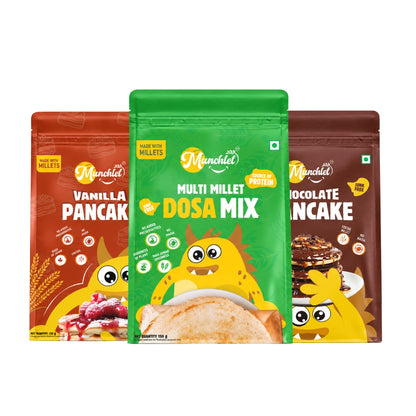 2 Pancakes + 1 Dosa