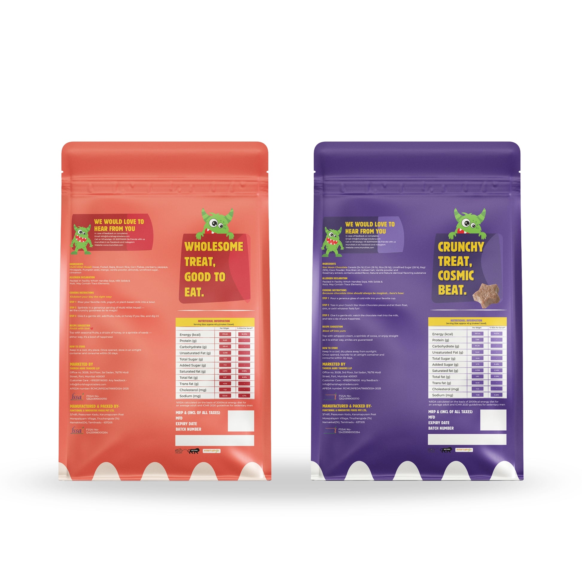 information of Multimillet Muesli - Choco Stars