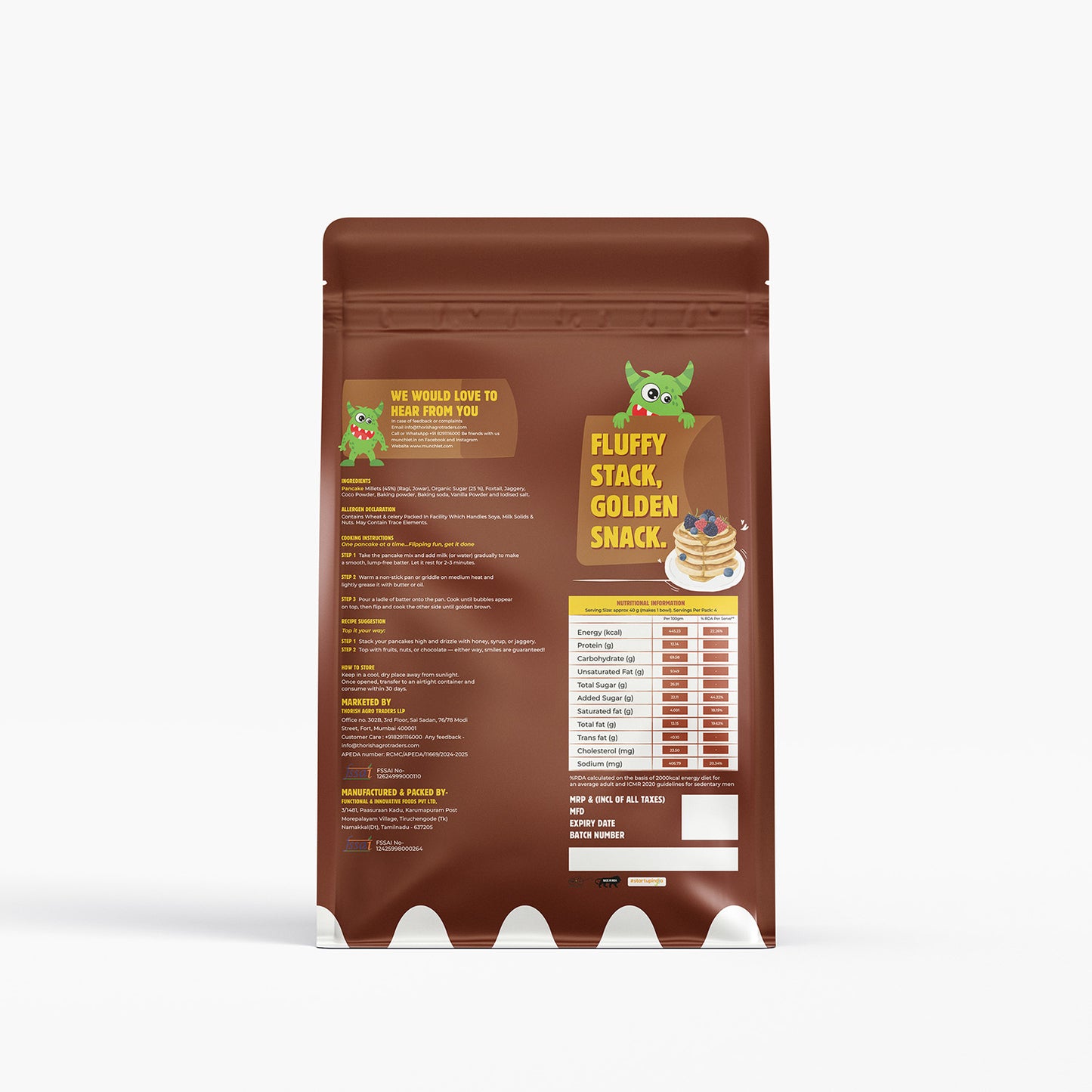 Chocolate Pancake Mix